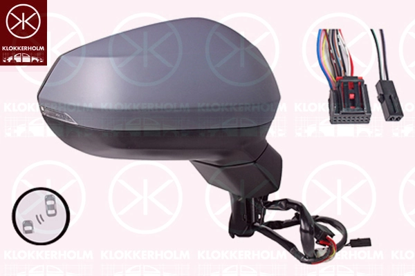 Rétroviseur extérieur KLOKKERHOLM 00411048