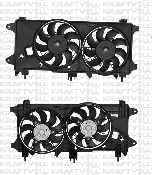 Ventilateur, refroidissement du moteur KRAFTVOLL GERMANY 08120042