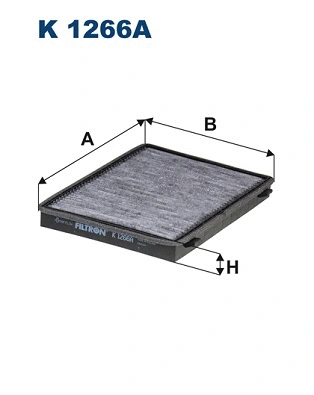 Filtre, air de l'habitacle FILTRON K 1266A