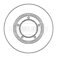 Disque de frein BORG & BECK BBD4847
