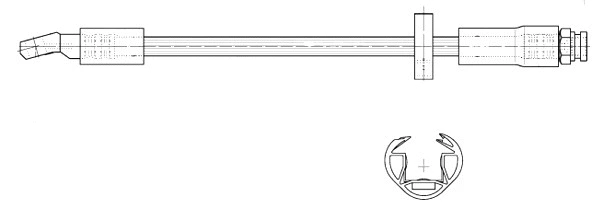 Flexible de frein CEF 511342