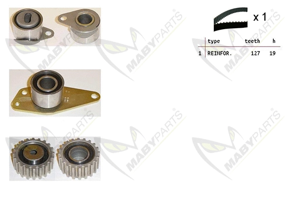 Kit de courroie crantée MABYPARTS OBK010426