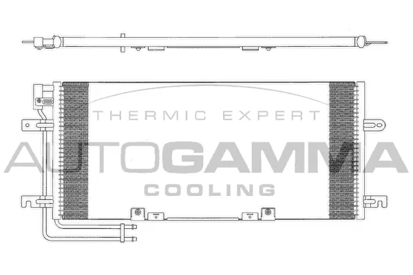 Condenseur, climatisation AUTOGAMMA 103322