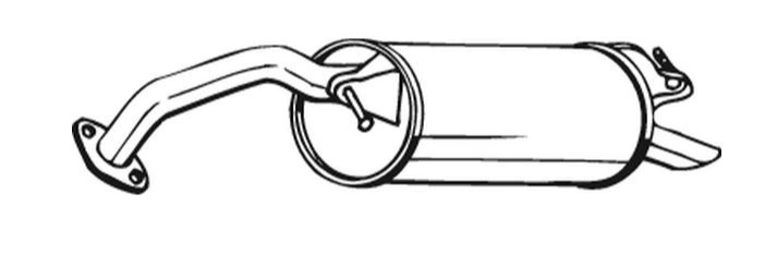 Silencieux arrière Vellerand 12448