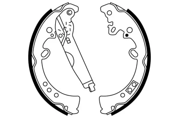 Jeu de mâchoires de frein E.T.F. 09-0675