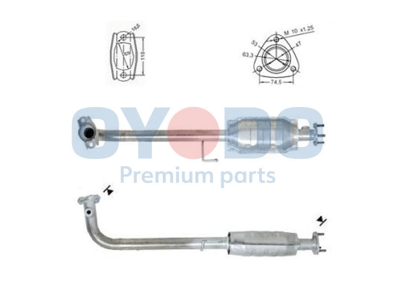 Catalyseur Oyodo 10N0048-OYO