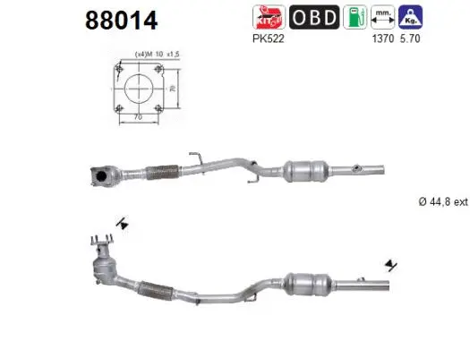 Catalyseur AS 88014