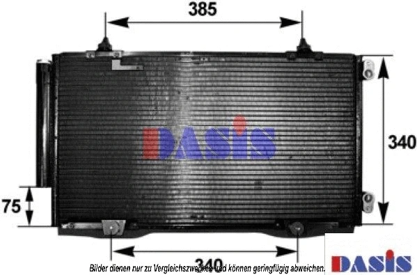 Condenseur, climatisation AKS DASIS 212980N