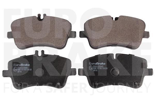 Kit de plaquettes de frein, frein à disque EUROBRAKE 5502223345