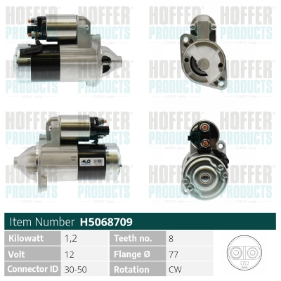 Démarreur HOFFER H5068709