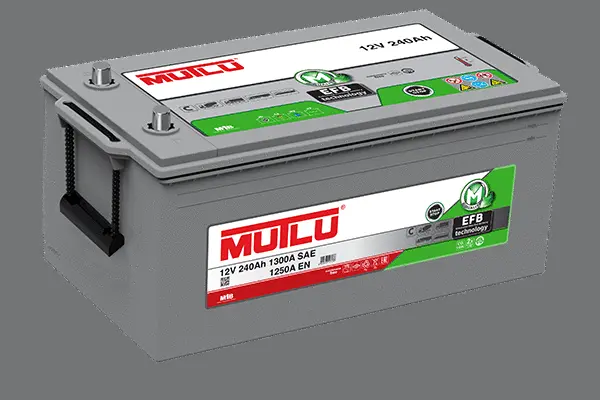 Batterie de démarrage MUTLU BATTERY EFB.D6.240.125.B