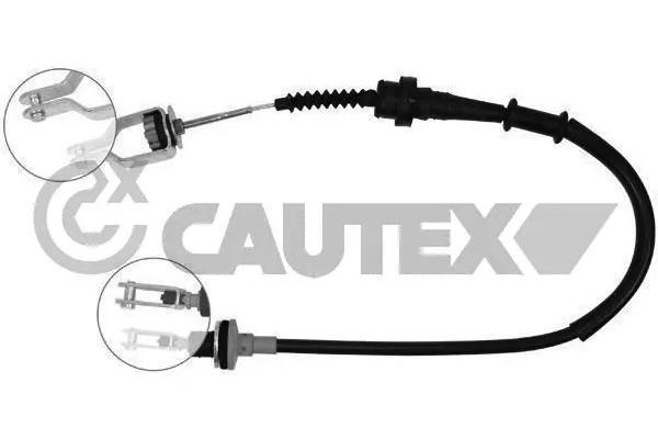 Tirette à câble, commande d'embrayage CAUTEX 069016