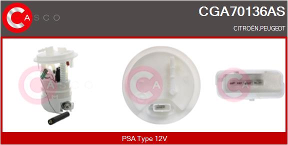 unité d'alimentation de carburant CASCO CGA70136AS