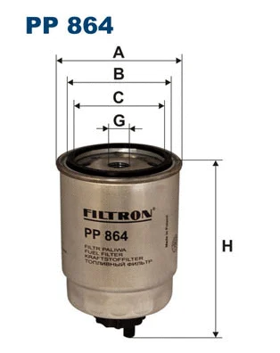 Filtre à carburant FILTRON PP 864