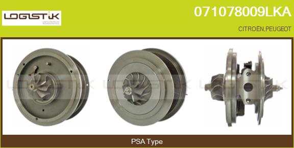 Groupe carter, turbocompresseur LGK 071078009LKA