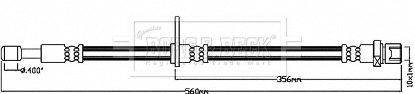 Flexible de frein BORG & BECK BBH8219