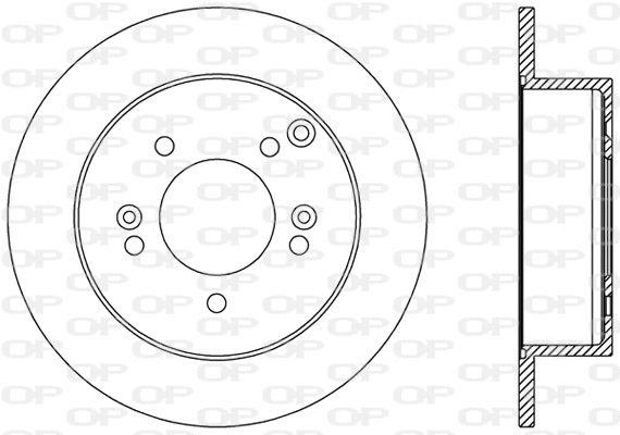 Disque de frein OPEN PARTS BDA2482.10