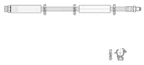 Flexible de frein CEF 516960