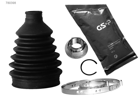 Jeu de joints-soufflets, arbre de commande GSP-BR 780398