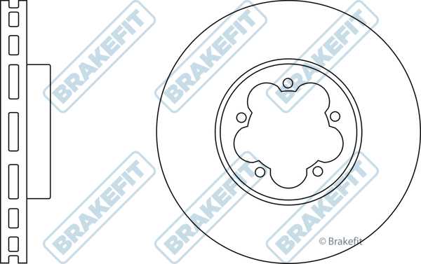 Disque de frein APEC SDK6707