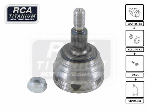 Jeu de joints, arbre de transmission RCA FRANCE AV29