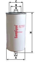 Filtre à carburant SAMPIYON FILTER CS 1700 M MB