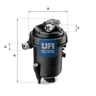 Filtre à carburant UFI 55.144.00