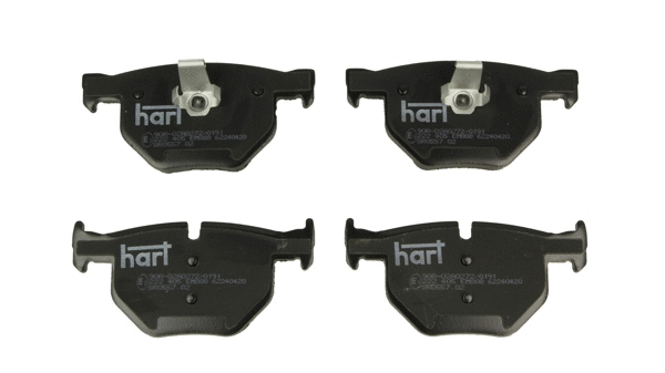 Kit de plaquettes de frein, frein à disque HART 222 405
