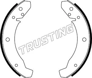 Jeu de mâchoires de frein TRUSTING 124.247
