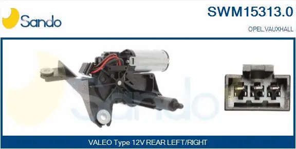 Moteur d'essuie-glace SANDO SWM15313.0