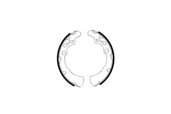 Jeu de mâchoires de frein E.T.F. 09-0374