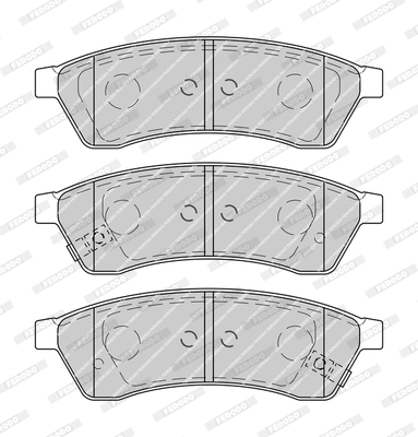 Kit de plaquettes de frein, frein à disque FERODO FDB4305-D