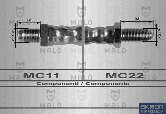 Flexible de frein AKRON-MALÒ 8524