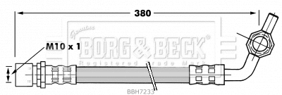 Flexible de frein BORG & BECK BBH7233