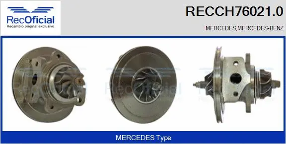 Groupe carter, turbocompresseur RECOFICIAL RECCH76021.0