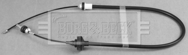 Tirette à câble, commande d'embrayage BORG & BECK BKC2006