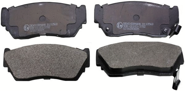 Kit de plaquettes de frein, frein à disque DENCKERMANN B110568