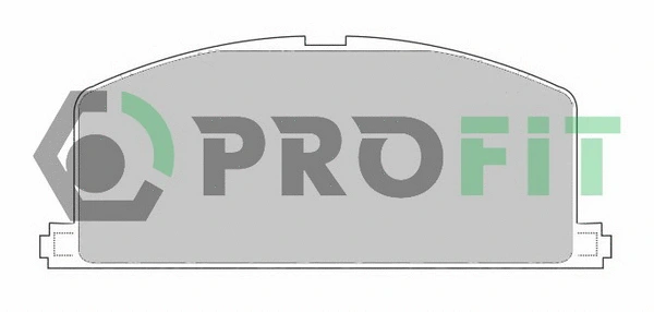 Kit de plaquettes de frein, frein à disque PROFIT 5000-0308