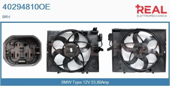 Moteur électrique, ventilateur pour radiateurs REAL 40294810OE