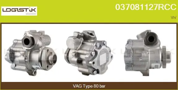 Pompe hydraulique, direction LGK 037081127RCC