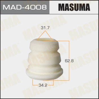 Butée élastique, suspension MASUMA MAD-4008