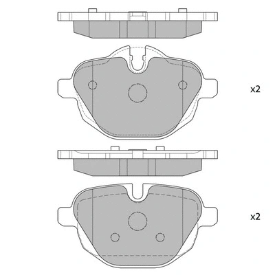 Kit de plaquettes de frein, frein à disque HAGEN GP2275
