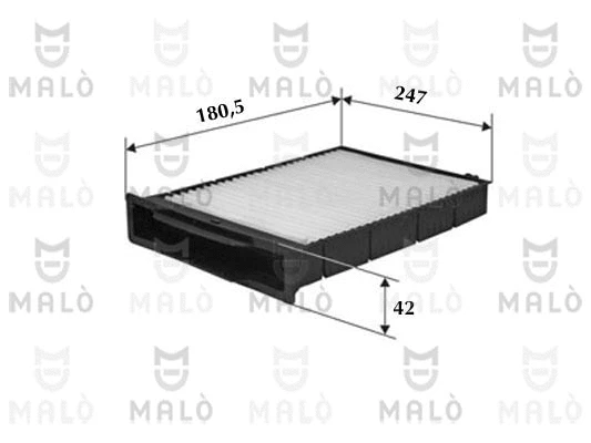 Filtre, air de l'habitacle AKRON-MALÒ 1530831
