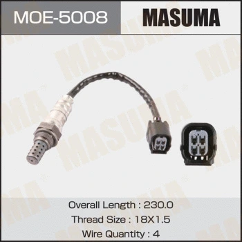 Sonde lambda MASUMA MOE-5008