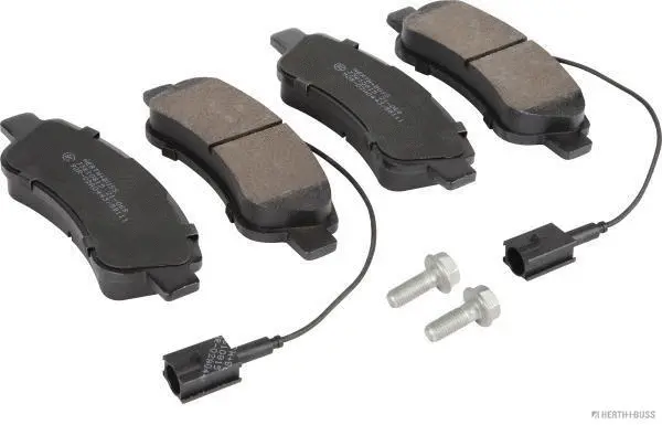 Kit de plaquettes de frein, frein à disque HERTH+BUSS JAKOPARTS J3610815