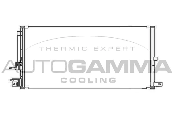 Condenseur, climatisation AUTOGAMMA 104781
