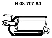 Silencieux arrière EBERSPÄCHER 08.707.83
