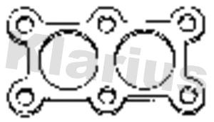 Joint, tuyau d'échappement KLARIUS 410497