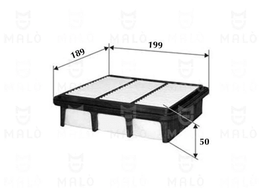 Filtre à air AKRON-MALÒ 1500240
