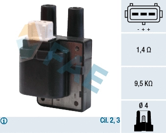 Bobine d'allumage FAE 80205